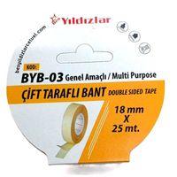 Yıldızlar Çift Taraflı Bant 18mmX25m