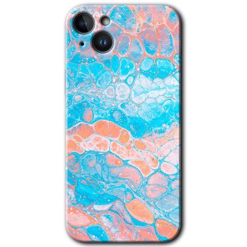iPhone 14 Plus Kılıf HD Desen Baskılı Arka Kapak - Temperli Cam - Bubbles 1