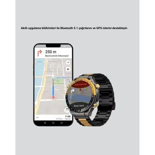 3 Bileklikli Amoled Akıllı Saat Bluetooth Çağrı Ve Sağlık Takipli