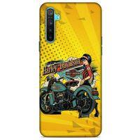 Realme 6i Uyumlu Kılıf Motorsiklet (44) Tough Armor Kılıf Harley