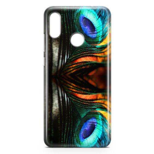 Huawei P Smart 2019 Kılıf Peacock Arka Kapak Koruma Desenli Full Koruyucu