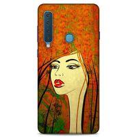 Lopard Samsung Galaxy A9 2018 Uyumlu Kılıf Sürreal Yüzler ♀ (30) Silicone Case Desenli