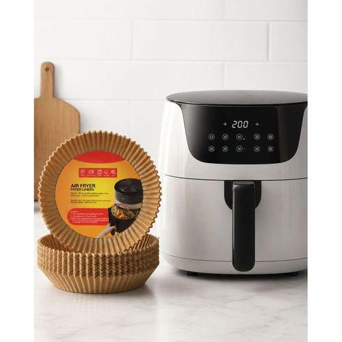 100 Adet Airfryer Kağıdı Su Geçirmez Yağ Tutmaz Pişirme Altlığı