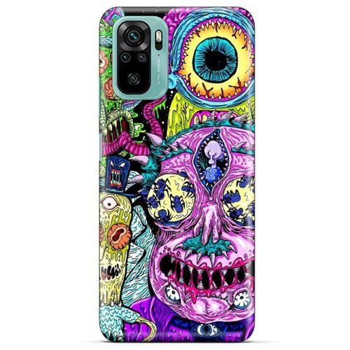 Xiaomi Redmi Note 10 5G Uyumlu Kılıf Rick And Morty (47) Crystal Flex Kılıf Decoy Mortys