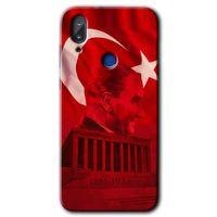 Vestel E5 Kılıf HD Desen Baskılı Arka Kapak - Anıtkabir Atatürk + Kırılmaz Cam