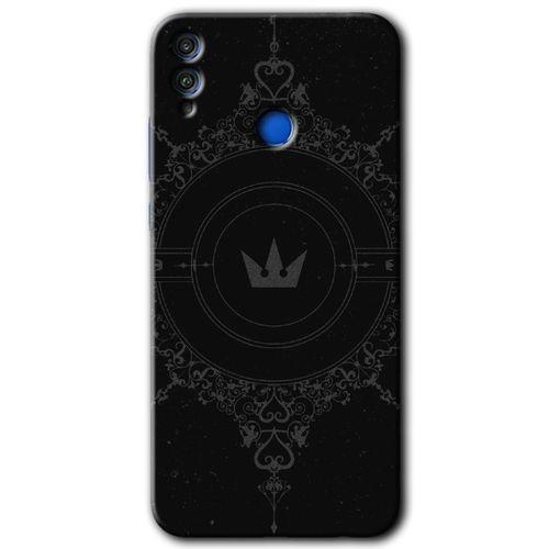 Honor 8x HD Baskılı Kılıf + 9D Tam Ekran Koruyucu - Siyah Mandala 1