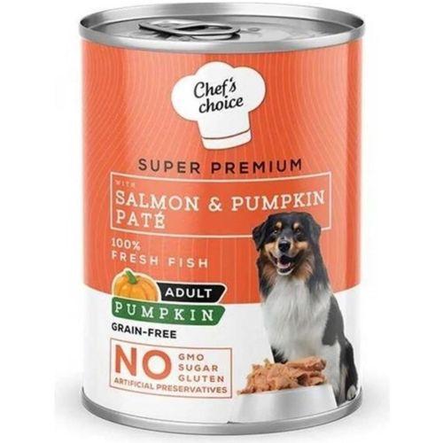 Chefs Choice Balkabaklı Somonlu Pate Köpek Konservesi 400gr