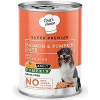 Chefs Choice Balkabaklı Somonlu Pate Köpek Konservesi 400gr
