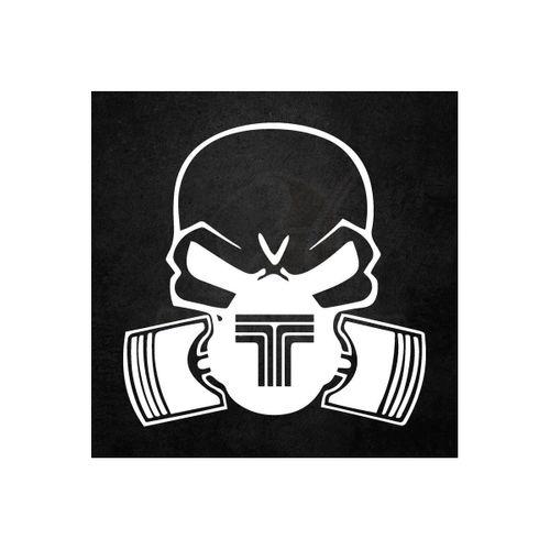 Tofaş Şahin Kartal Kurukafa Oto Özel Yeni Tasarım sticker Beyaz 20*20 Cm
