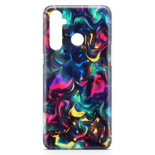 Realme 5 Pro Kılıf Işıklı Geceler Arka Kapak Koruma Desenli Full Koruyucu