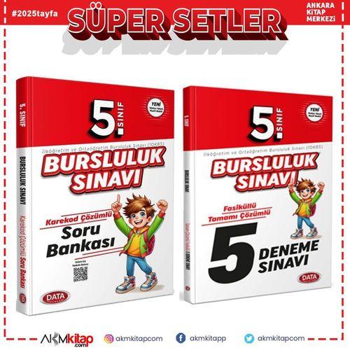 Data Yayınları 5. Sınıf Bursluluk Sınavı Soru Bankası ve Deneme Seti 2 Kitap