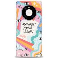 Huawei Mate 40 Pro Kılıf HD Baskılı Kılıf - Manifest Your Vision + Tam Ekran Koruyucu
