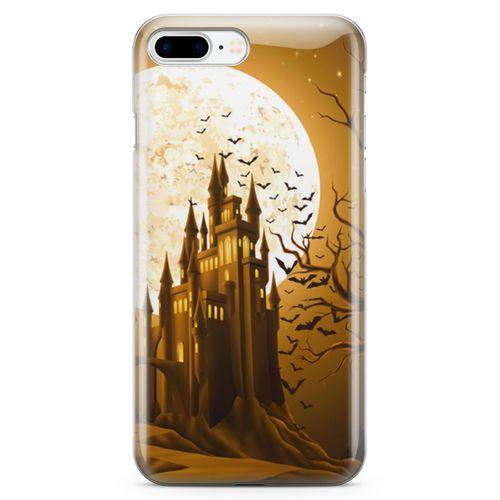 Apple iPhone 7 Plus Kılıf Dolunay Arka Kapak Koruma Desenli Full Koruyucu