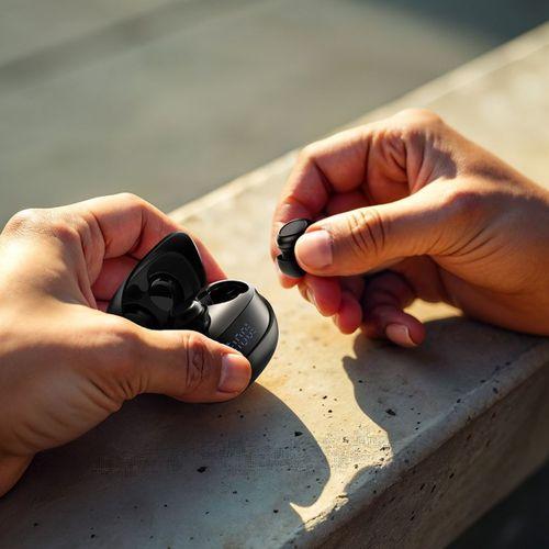 Amazingthing Amazsound Lite Dijital LED Göstergeli Kulak İçi Bluetooth Kulaklık v5.4