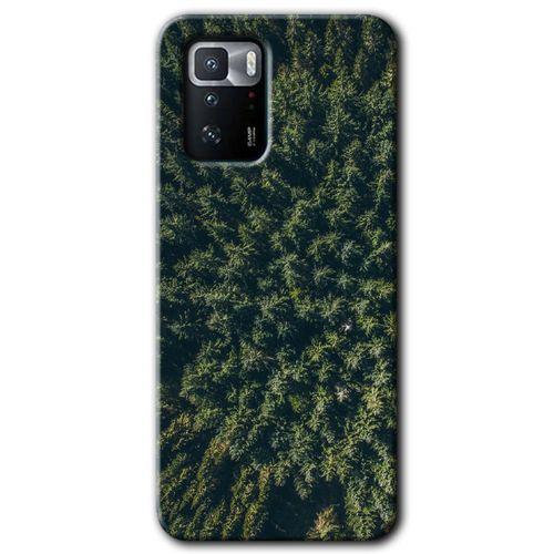 Poco x3 GT Kılıf HD Desen Baskılı Arka Kapak - Çam Ağacı Ormanı