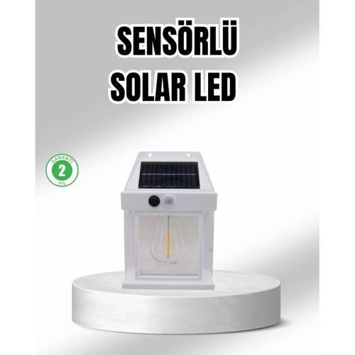 Güneş Enerjili Dış Mekan Sensörlü Duvar Lambası Ip65 Su Geçirmez