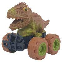 Sürtmeli Dinazor Arabalar 12 cm - H-20 - Stegosaurus -Kahverengi