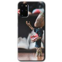 Samsung Galaxy S20 Plus Kılıf HD Desen Baskılı Arka Kapak + Temperli Cam - I am Groot
