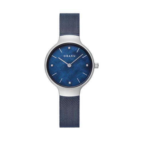 Obaku Denmark V241LXCLML Hasır Quartz Lacivert 29 mm Kadın Kol Saati