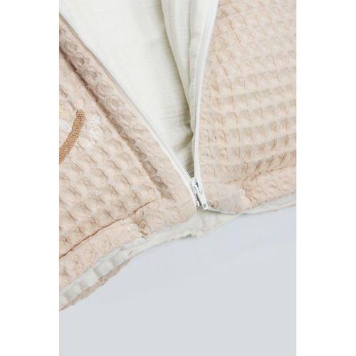 Bistyle Bistyle Fermuarlı Natural Life Pike Battaniye Boy 70114 Bej