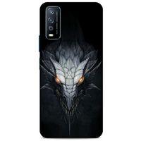 Xiaomi Redmi Note 9 4g Kılıf Dragons (13) Silikon Kap Gri Ejderha