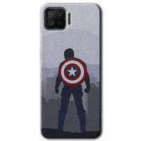 OPPO Oppo A73 Kılıf HD Desen Baskılı Arka Kapak - Captain Avenger
