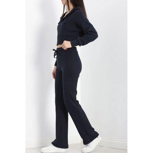 pilelistore Şardonlu Kaşkorse İkili Takım Lacivert