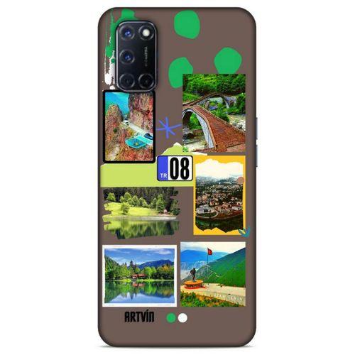 Lopard Oppo A72 Uyumlu Kılıf Şehirli ※ (8) Artvin Baskılı Kılıf