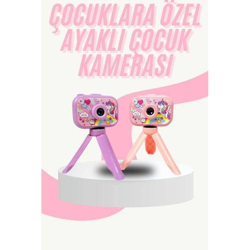 Çocuk Için Eğitici Video Kamera Ayaklı Mini Fotoğraf Makinesi