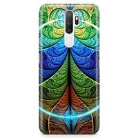 Oppo A5 2020 Kılıf Fraktal Rofle Arka Kapak Koruma Desenli Full Koruyucu