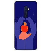 Oppo Reno 2 Kılıf Depresyon (7) Telefon Kılıfı Koyu Kahverengi