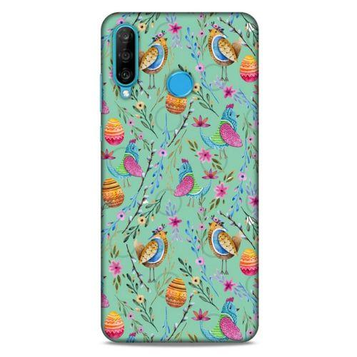 Animax Paskalya Kuşları Huawei P30 Lite Kılıf Desenli Silikon