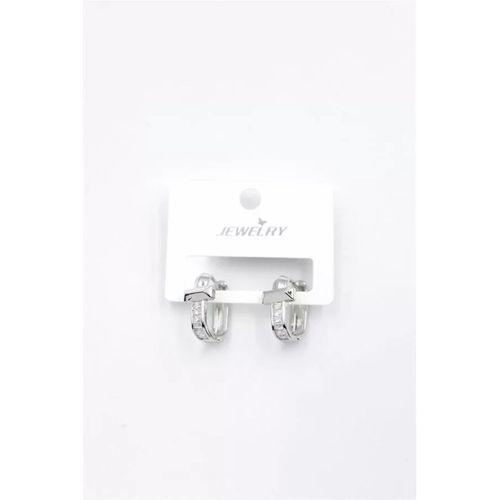 Taşlı Küpe - Gümüş