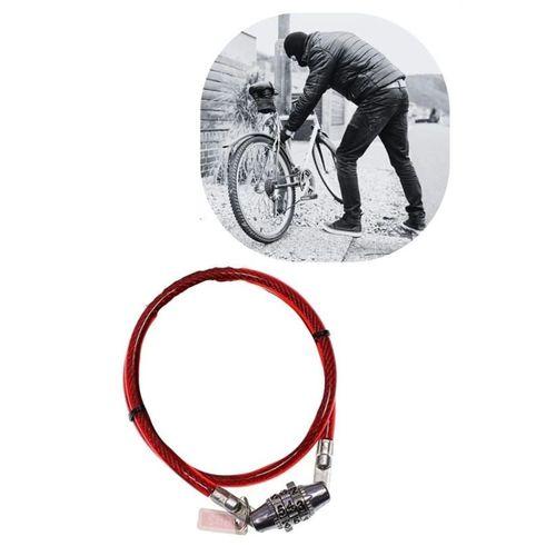 Şifreli Pratik Ve Sağlam Bisiklet Kilidi