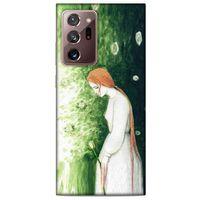 Samsung Galaxy Note 20 Ultra Kılıf Depresyon (16) Kalın Kılıf Turuncu Mavi