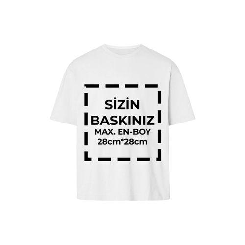 Tişört Tasarla 24/1 Kumaş - Beyaz