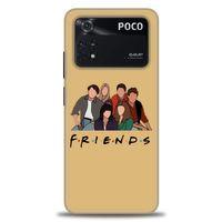 Xiaomi Poco M4 Pro 4G Kılıf HD Baskılı Kılıf - Friends + Tam Ekran Koruyucu