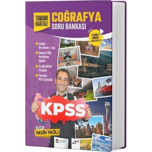 KPSS Coğrafya Tamamı Haritalı Soru Bankası Akademi Denizi
