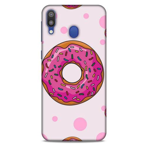 Samsung Galaxy M20 Uyumlu Kılıf Pembe Delisi (25) Antişok Kapak Donut