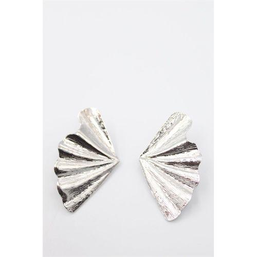 Yaprak Küpe - Gümüş