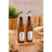 2 Adet Standlı Yağlık Yağdanlık Takımı Royaleks-YST354