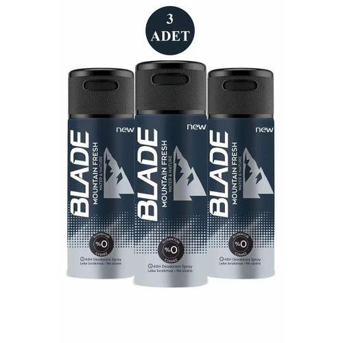3 Adet Mountain Fresh Erkek Deodorant 150ml Leke Bırakmaz