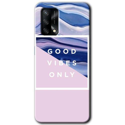 Oppo A54 Kılıf Baskılı Kapak - Good Vibes +Tam Kaplayan Mat Seramik