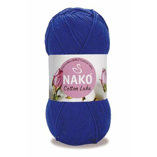 5 Adet Cotton Lüks Yelek Tunik Kazak Bluz Hırka İpi Yünü Saks Mavi 97561