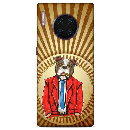 Huawei Mate 40 Pro Kılıf Köpek Kıyafetleri (7) Telefon Kılıfı Pitbull Terrier Ceket