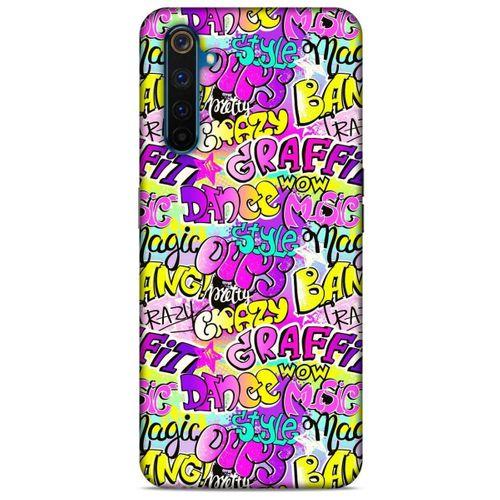 Graffitix (11) Desenli Silikon Kapak Oppo Realme 6 Pro Kılıf