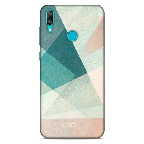 Huawei Y7 Prime 2019 Kılıf Pastel Renkler (24) Darbe Emici Kılıf Yeşil Beyaz