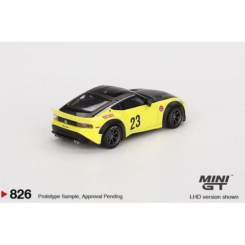 Mini GT Nissan Z LB★NATION WORKS Ikazuchi Yellow 826