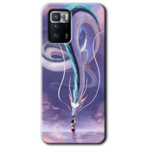 Poco x3 GT Kılıf Baskılı Kapak - Dragon Snake +Tam Kaplayan Mat Seramik