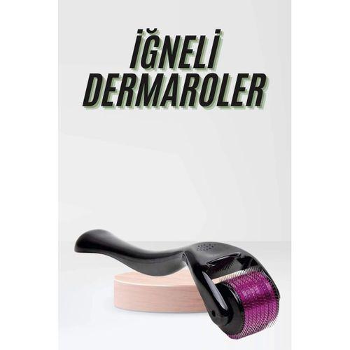 Saç Çıkarma Tarağı Dermaroller 540 Iğneli Roller 1 Mm Iğne Cilt Yüz Yenileme Bakım Seti
